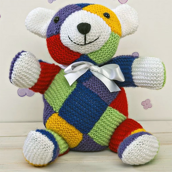 Linnypins Square Bear Knitting Pattern