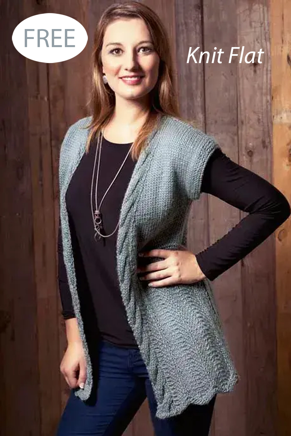 Free Long Waistcoat Knitting Pattern