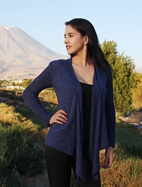 Waterfall Cardigan Knitting Pattern