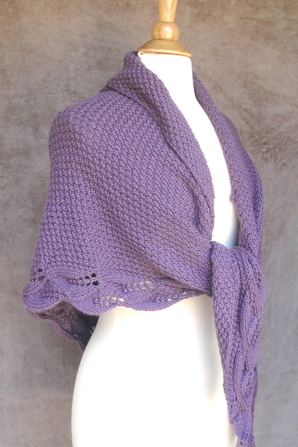 Mable Shawl  Knitting Pattern