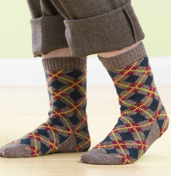 Knitting Pattern for McGonagall Socks