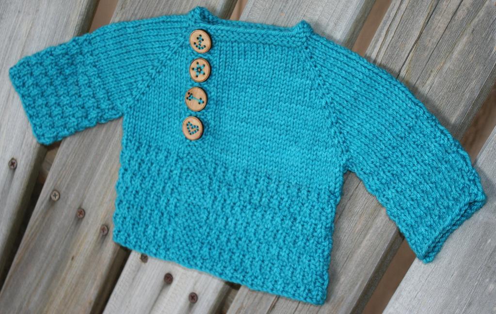 baby sweater neck design