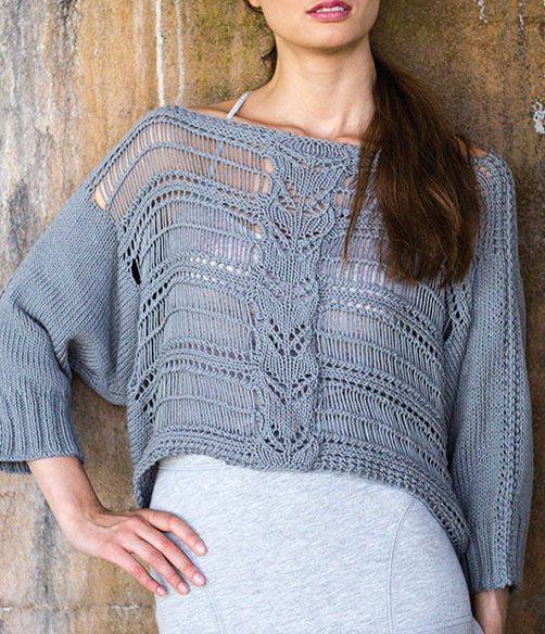 Knitting Pattern, DROP STITCH TOP, 112 