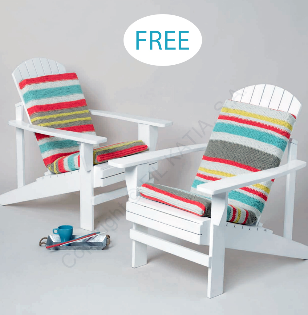 Free Floor Cushion Knitting Pattern