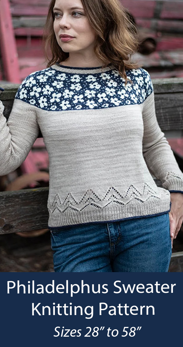Philadelphus Sweater Knitting Pattern