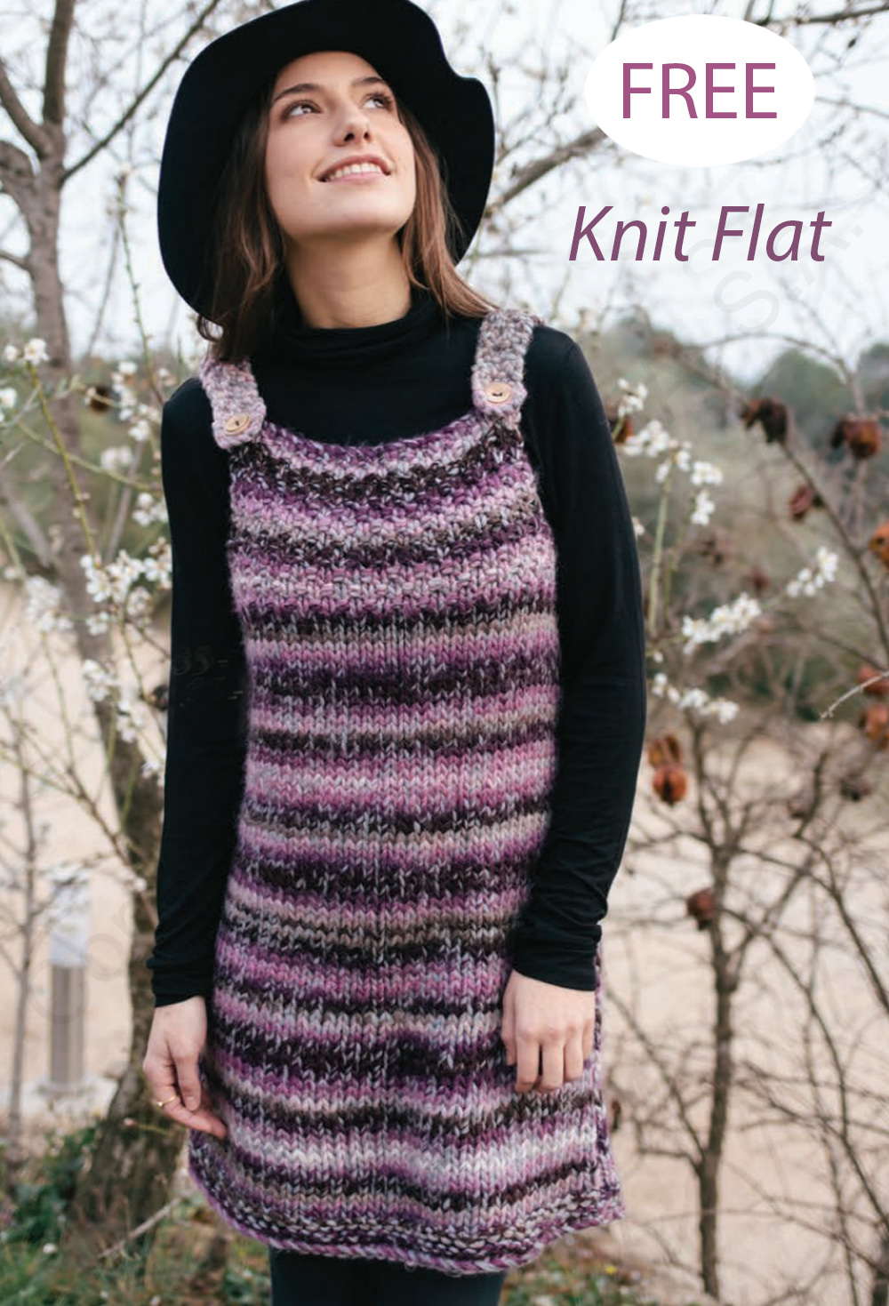Free Knitting Pattern Pinafore Dress