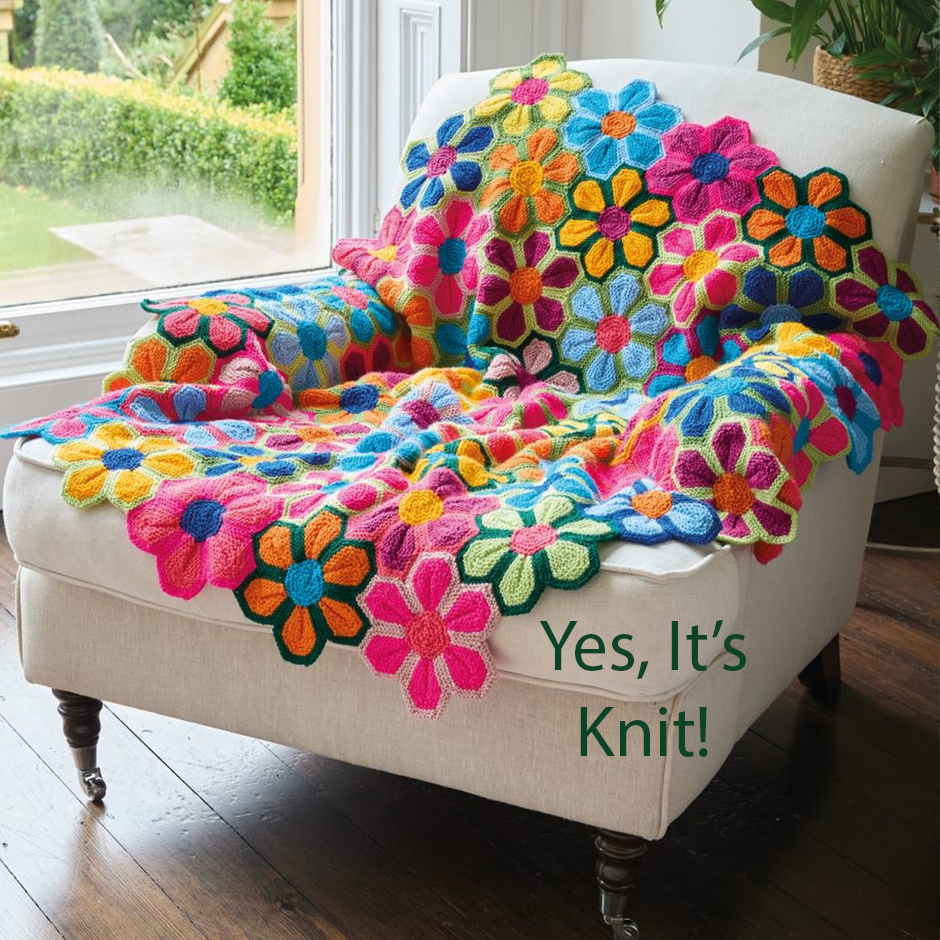 Stash Buster Knitting Pattern Profusion Blanket Blanket