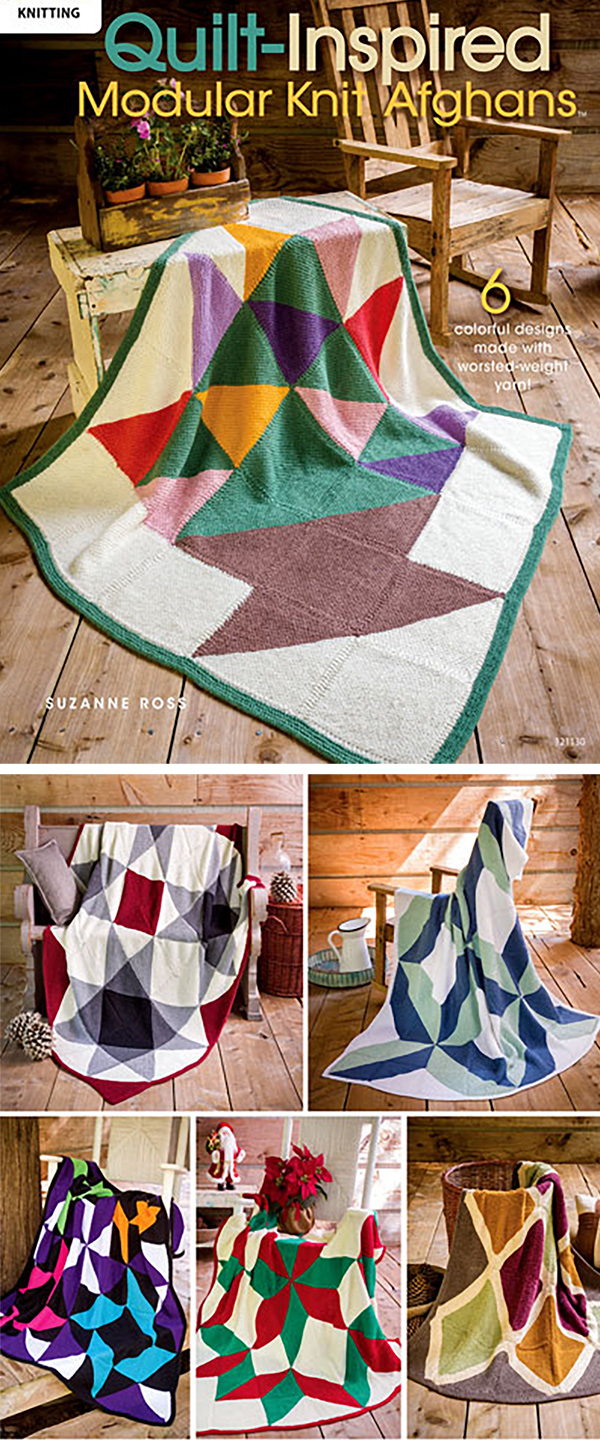Quilt-Inspired Modular Knit Afghans Pattern Book