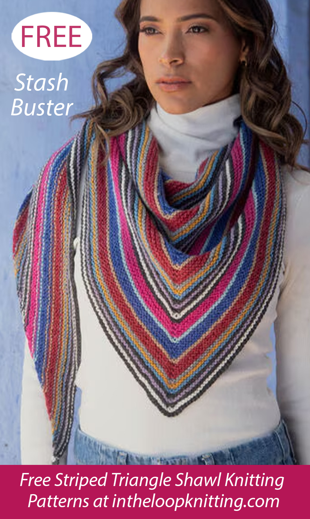 Free Rainbow Shawl Knitting Pattern