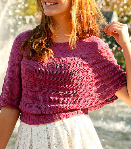 Knitting Pattern, DROP STITCH TOP, 112 