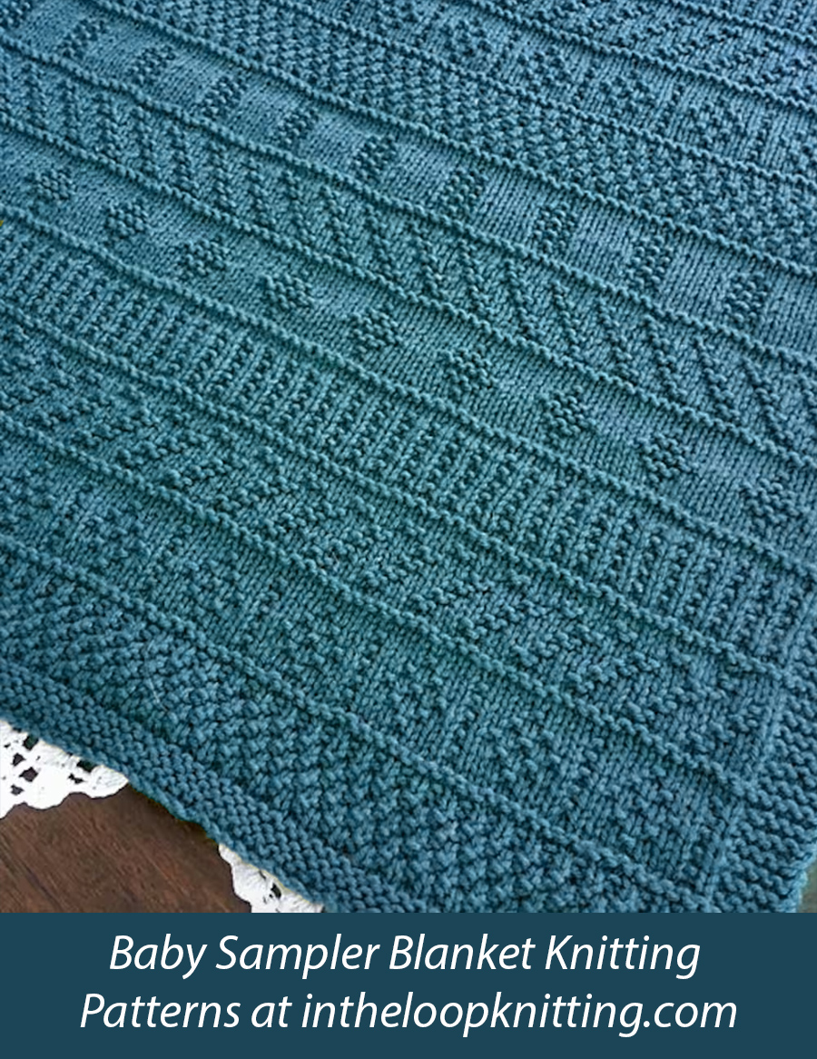 Sample Stripes Blanket Knitting Pattern