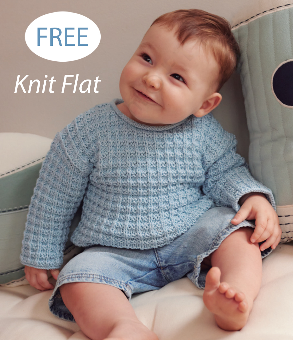 Free Knitting Pattern Seacell Baby Sweater