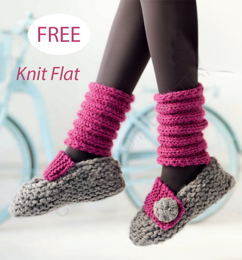 Free Knitting Pattern Slippers With Straps