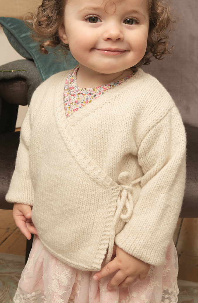 Baby kimono outlet jacket knitting pattern