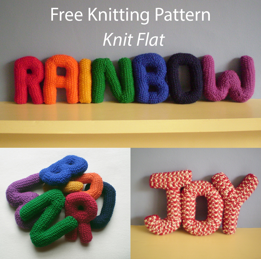 Free Soft Letters Knitting Patterns