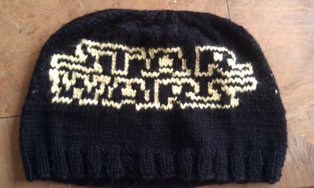 Free knitting pattern for Star Wars hat and more star wars knitting patterns