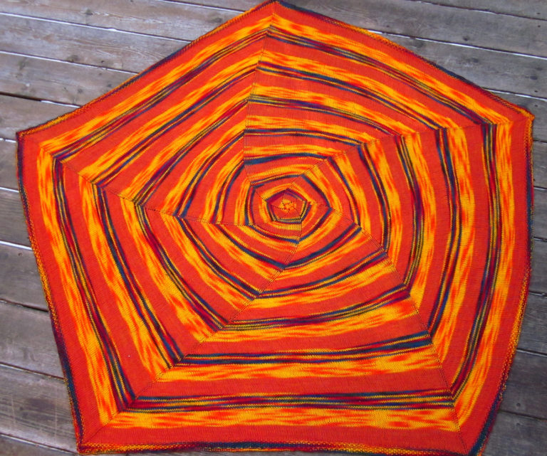 Free Knitting Pattern for Spiral Light Baby Blanket