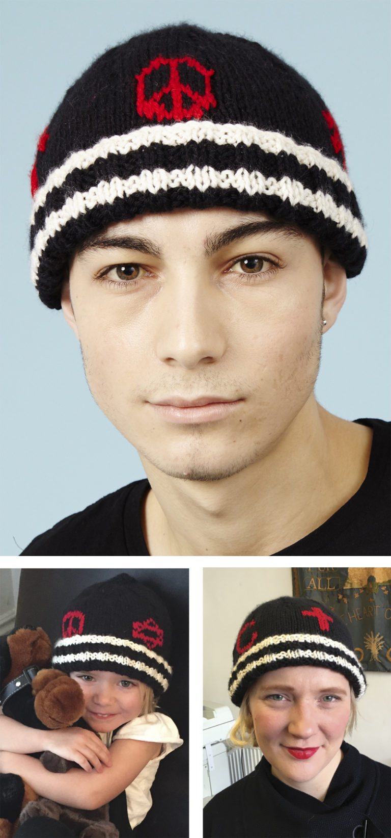Free Knitting Pattern for Unity Beanie
