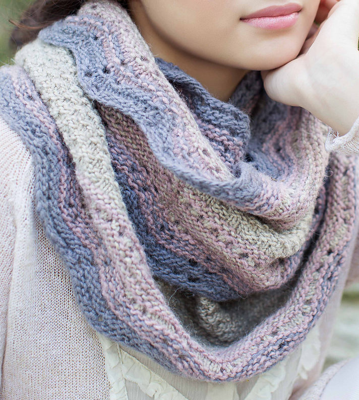 how to make an infinity scarf with lace