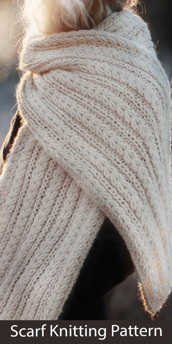 Windchill Scarf Knitting Pattern