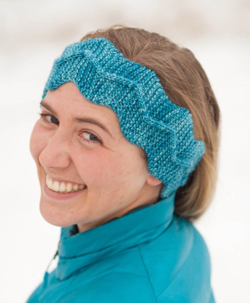 Winding Trail Headband Knitting pattern