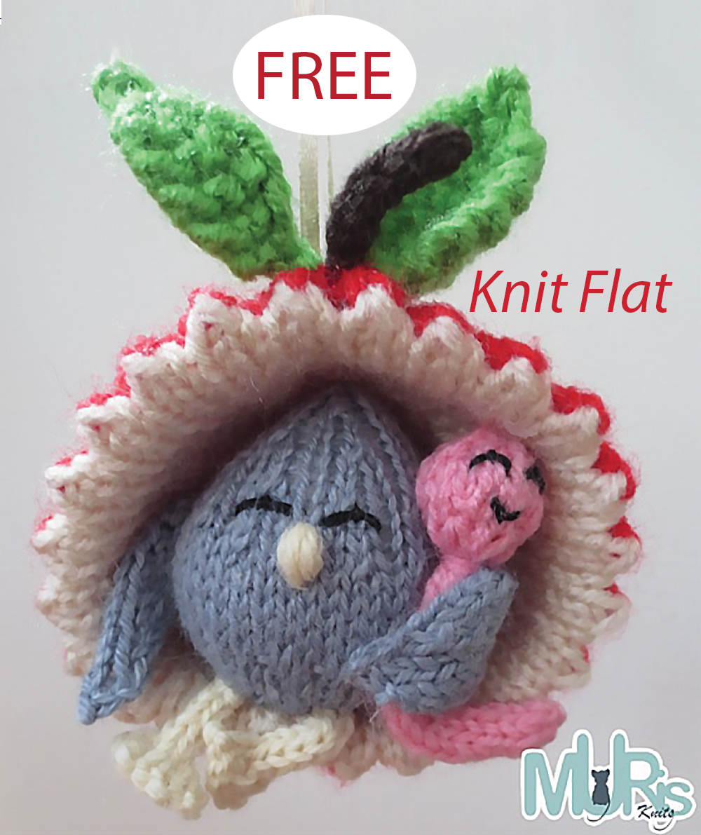 Free A is for Apple Family Knitting Pattern