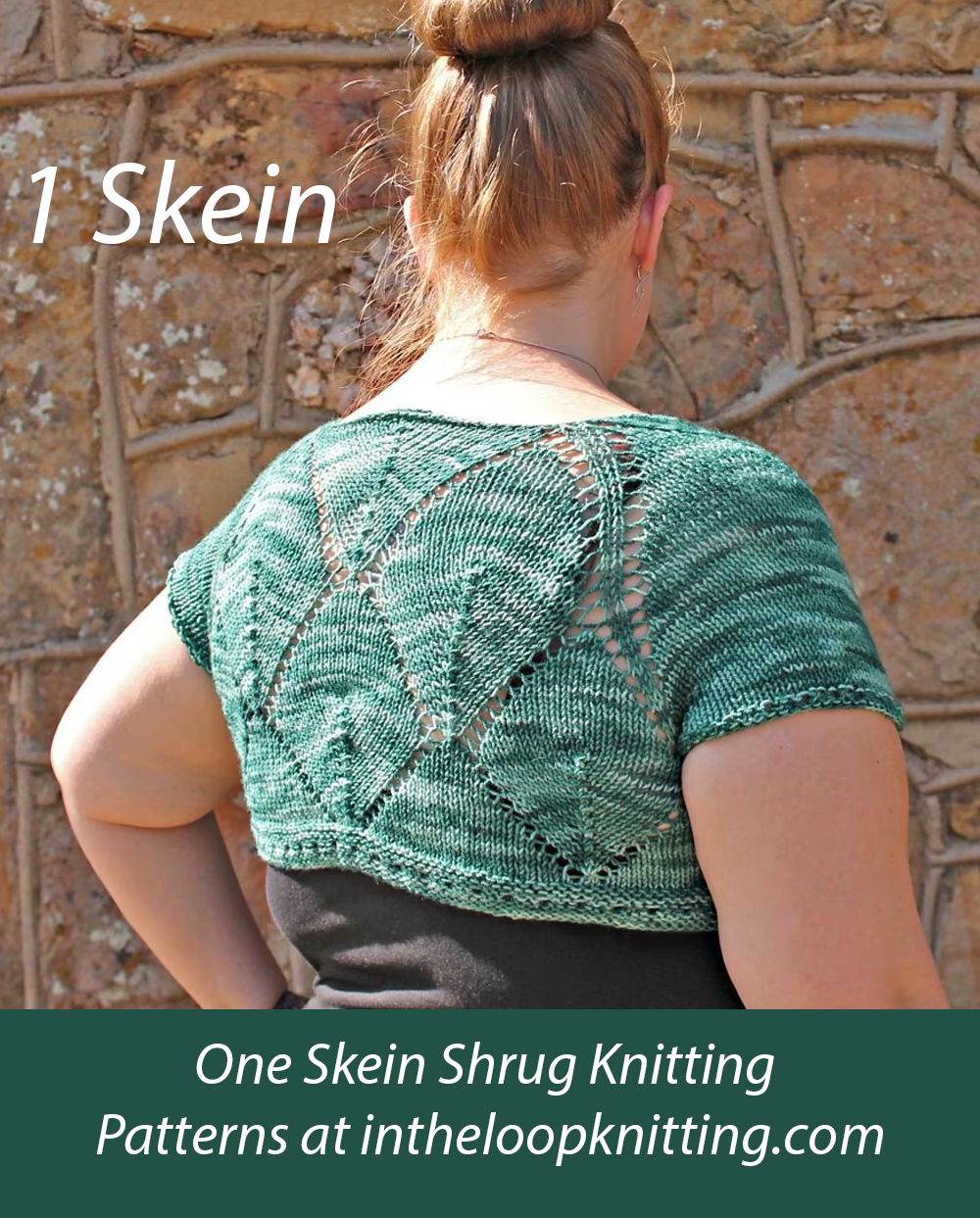 A New Leaf One-Skein Shrug Knitting Pattern