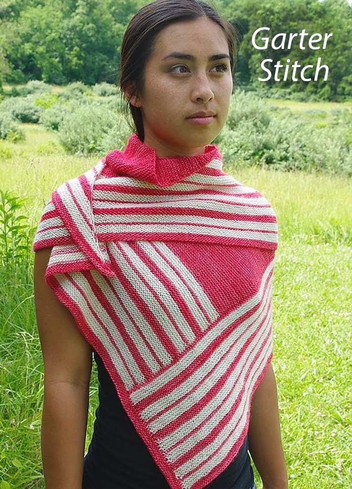 A New Slant Shawl Knitting Pattern