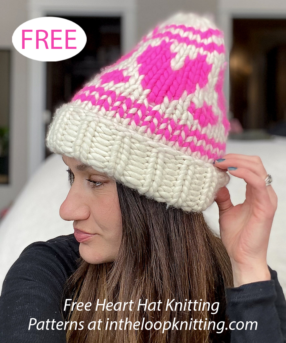 Free A Thing Called Love Beanie Knitting Pattern