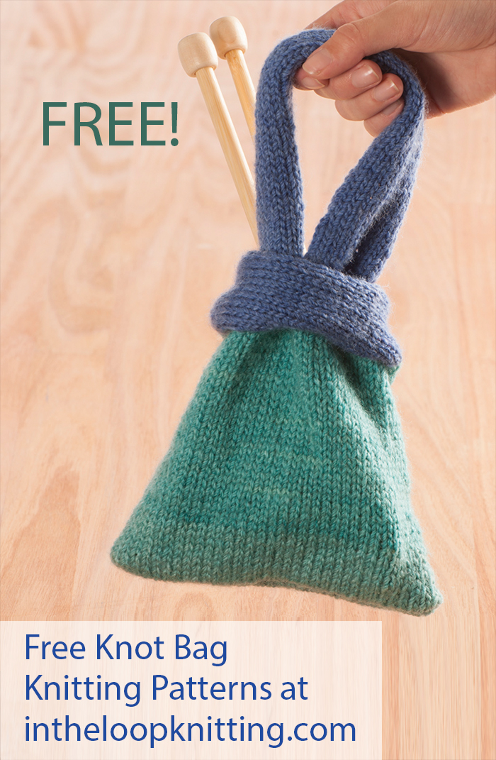 Free Knot Bag Knitting Pattern One Skein