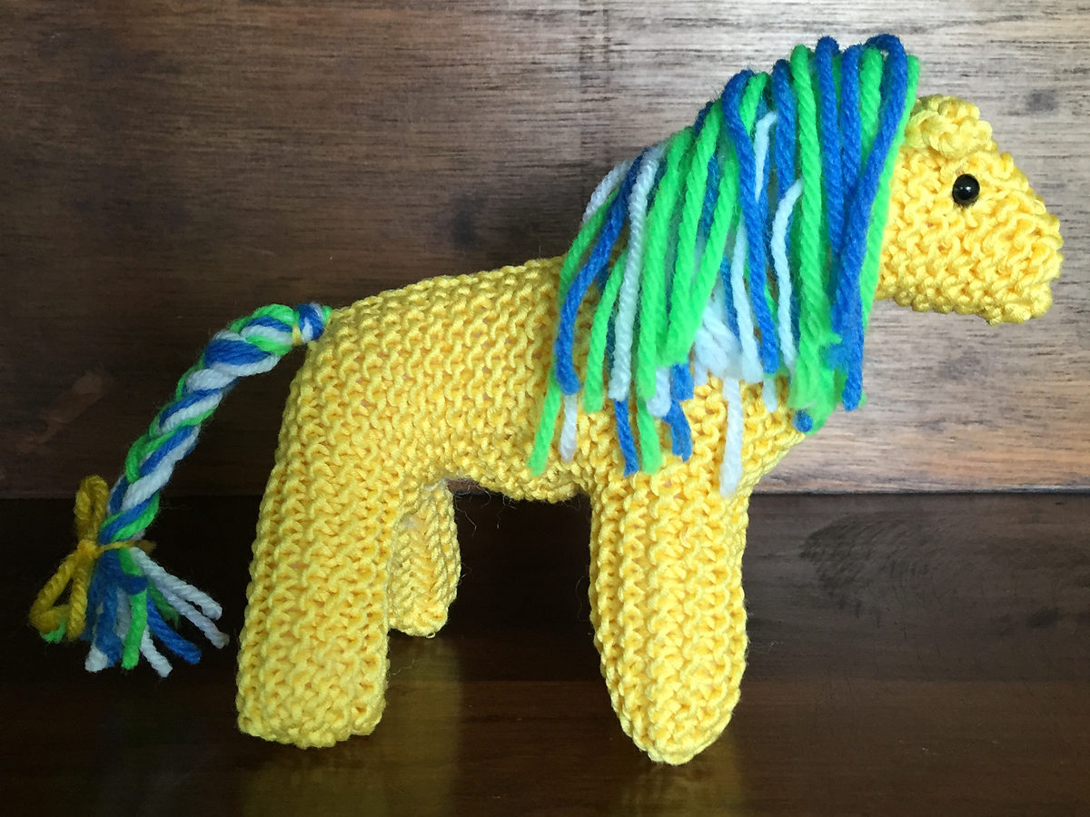 Free Knitting Pattern for Easy Acorn Hill Pony