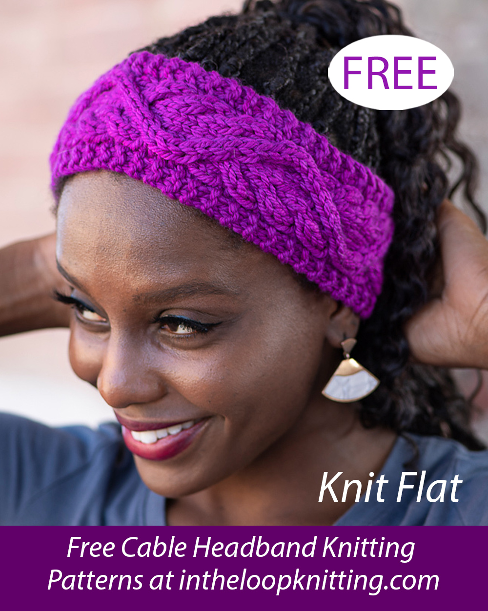 Free Knitting Pattern Across the Border Headband