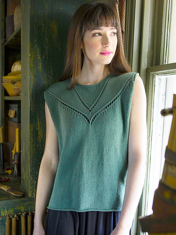 Effortless Summer Crop Top - Knitting Pattern - HANDMADE state of