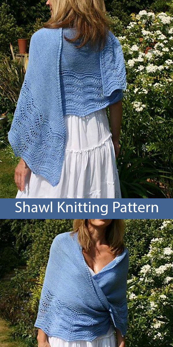 Agapanthus Shawl Knitting Pattern