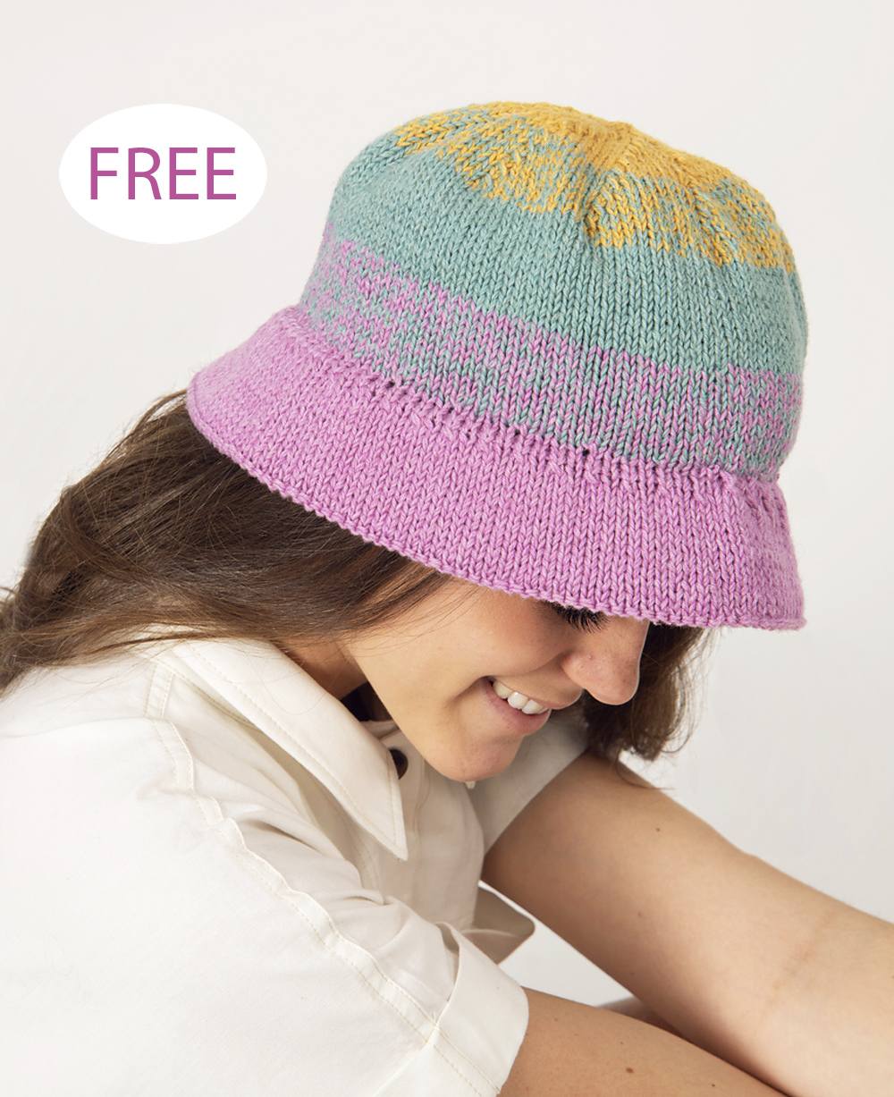 Agustina Hat Bucket Hat Knitting Pattern