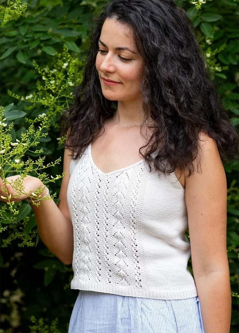 
Albena Tank Top Tank Knitting Pattern