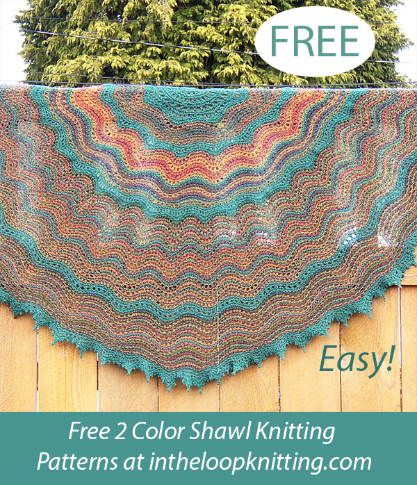 Free Easy Alberni Valley Shawl Knitting Pattern