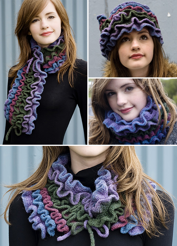 Free Knitting Pattern for Alda Multi-Wear Scarf