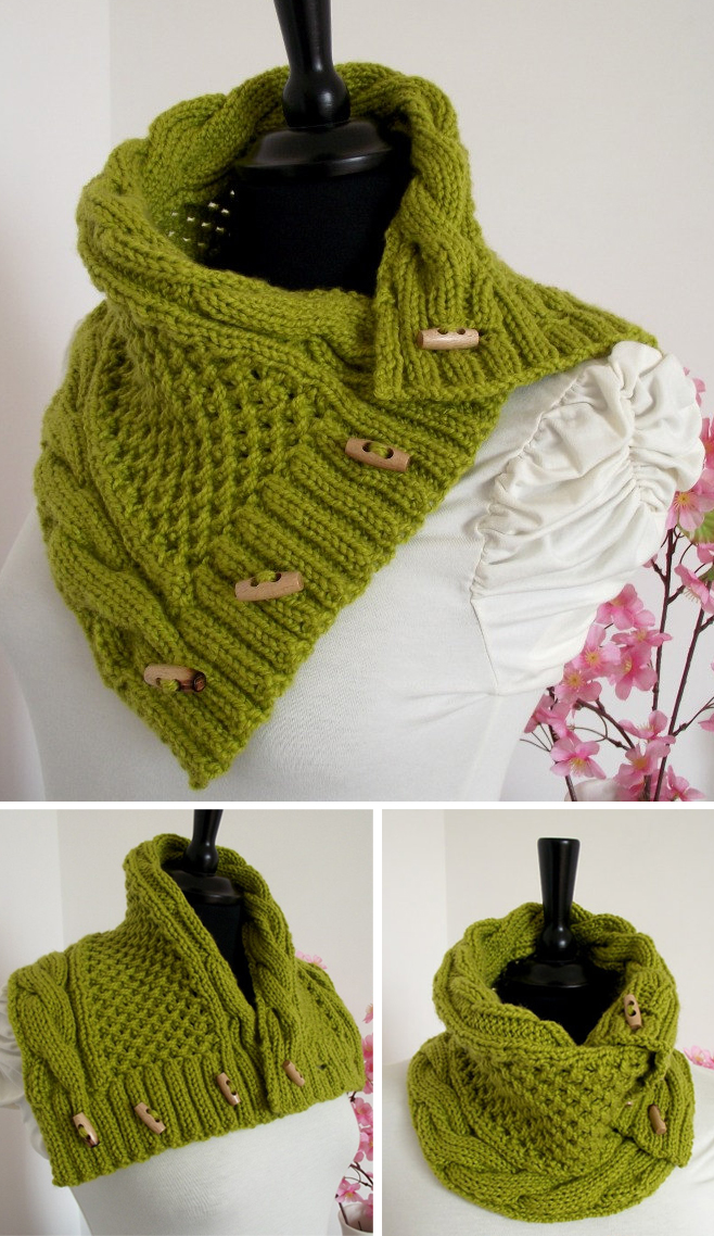 Knitting Pattern for Alice Cowl