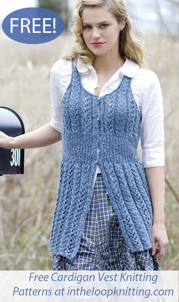 Free Vest Knitting Pattern Alice In Wonderland Duster