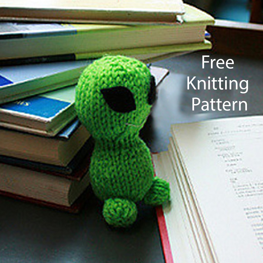Free Alien Knitting Pattern