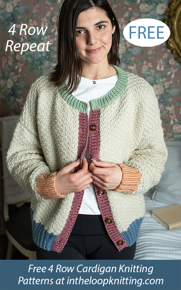 Free Woman’s Allie Cardigan Knitting Pattern