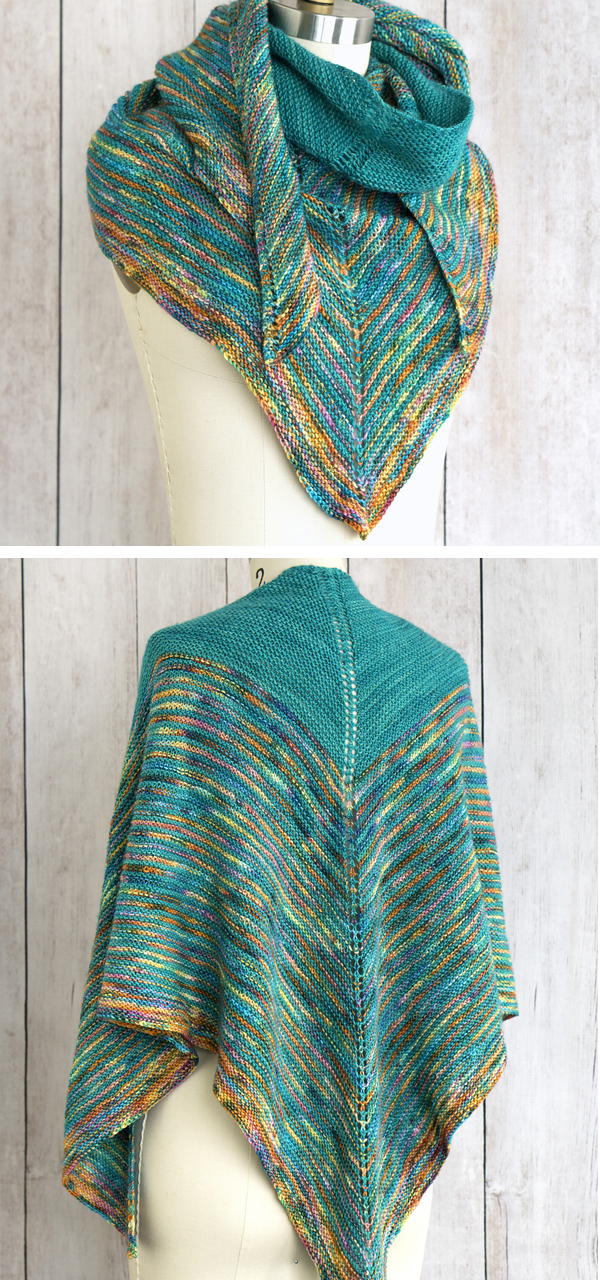 Garter Stitch Shawl Knitting Patterns- In the Loop Knitting