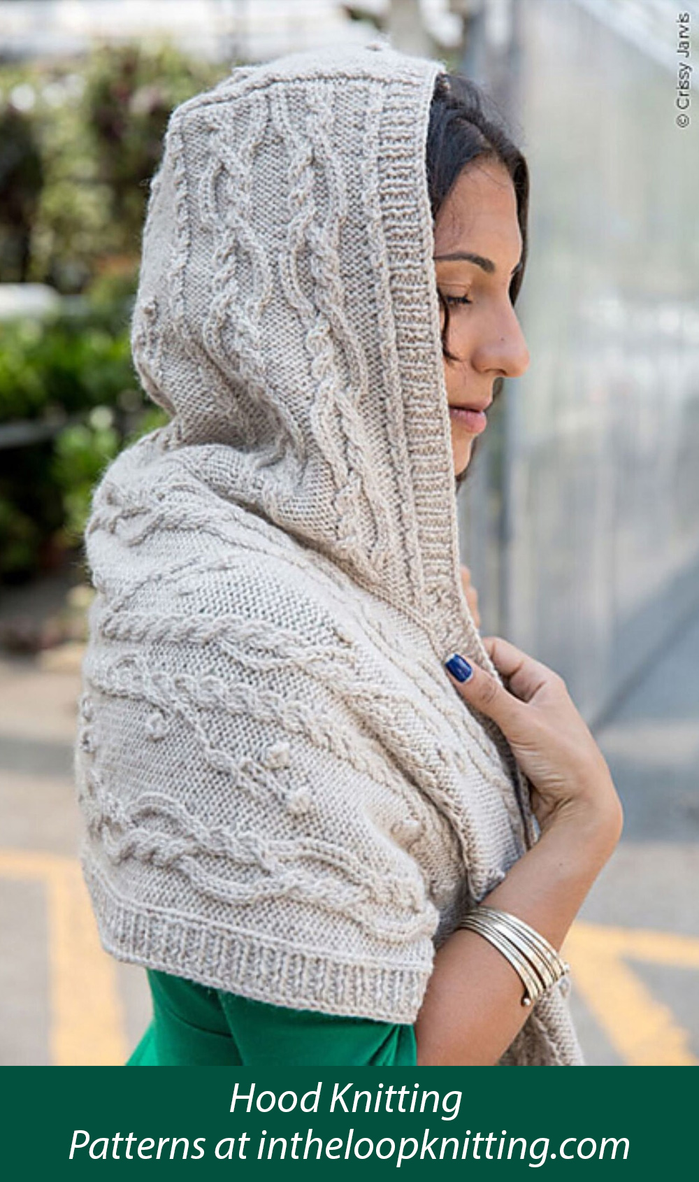 Alodia Hooded Scarf Knitting Pattern