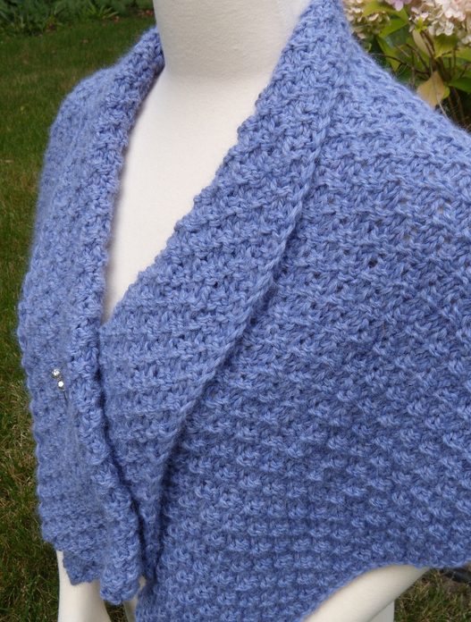 Free Knitting Pattern for Shoulder Shawl