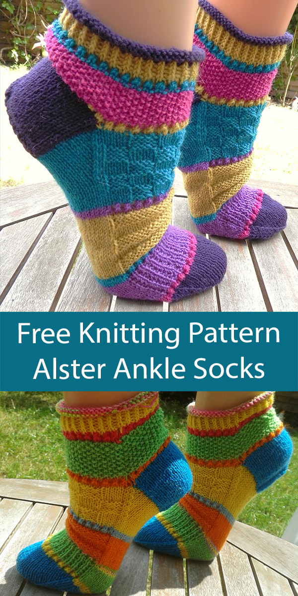 Free Ankle Socks Knitting Pattern Alster Socks