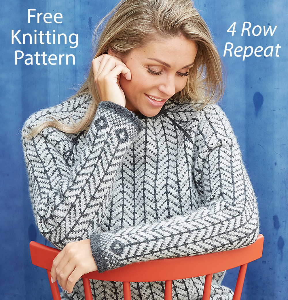 Free Knitting Pattern for Alvi Pullover