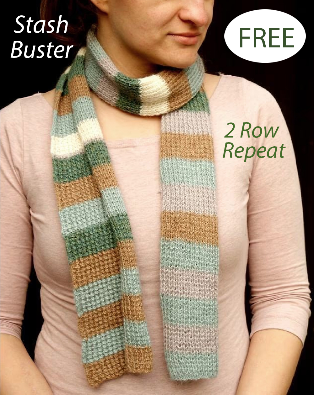 Free Alzebra Scarf Knitting Pattern
