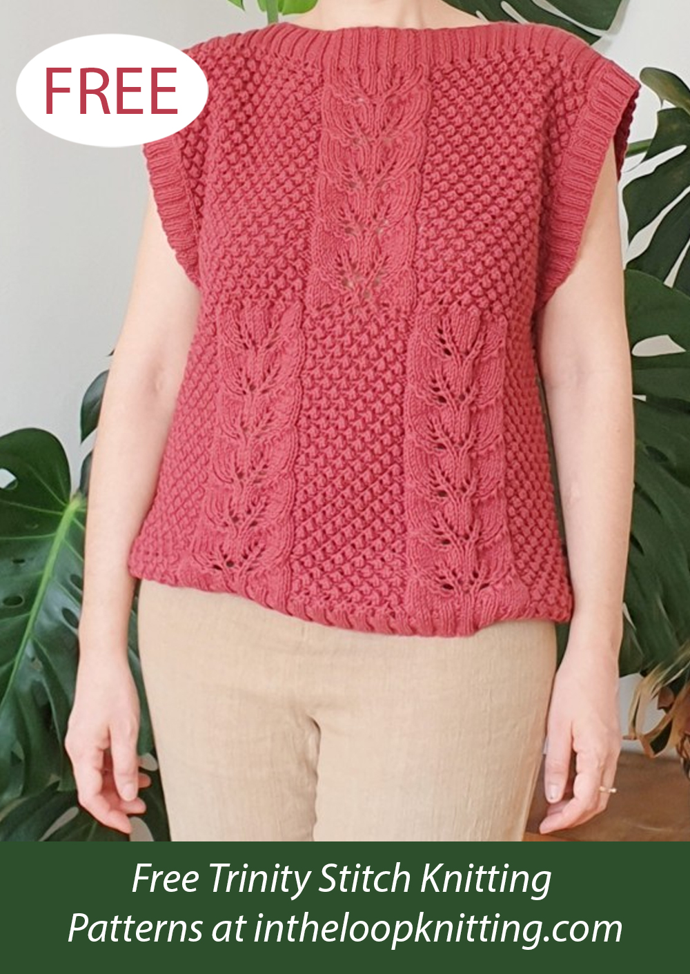 Free Amaya Sleeveless Top Knitting Pattern