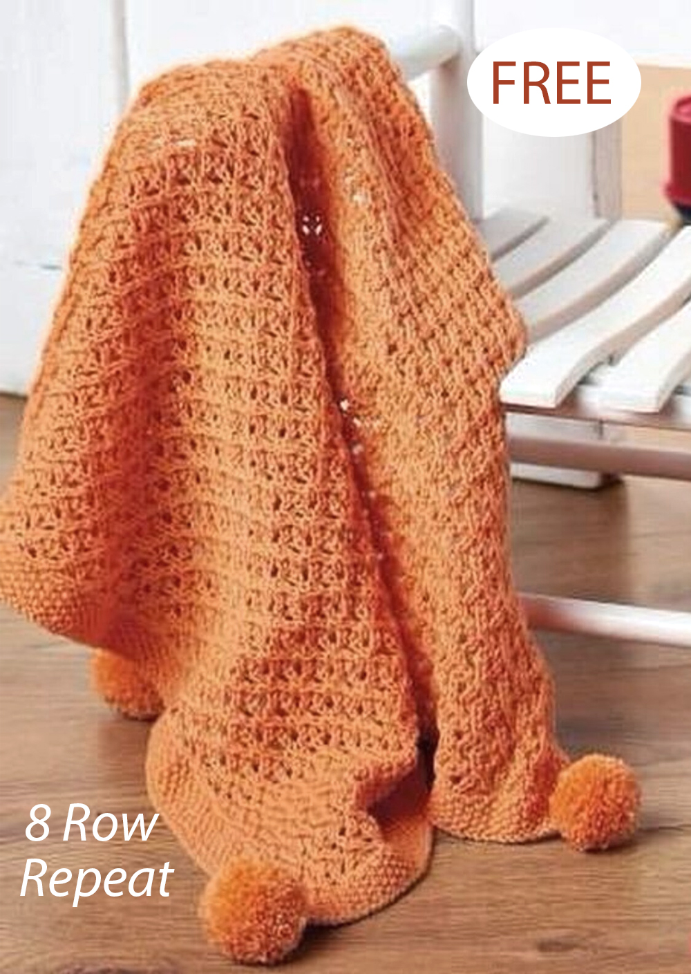 Free Knitting Pattern Amber Lace Baby Blanket